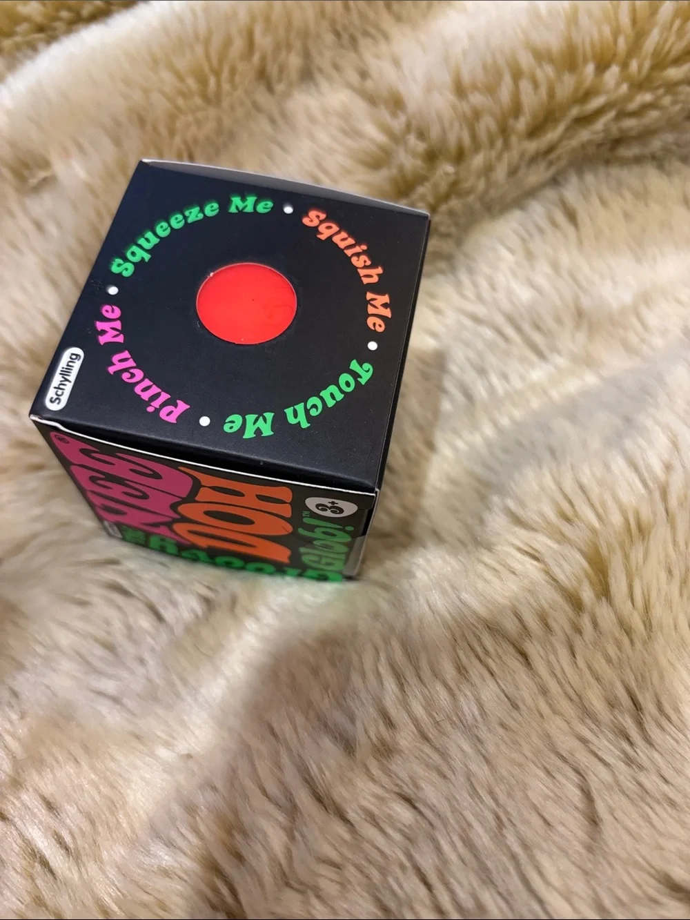 Schylling NeeDoh Groovy Glob Stress Toy - Orange